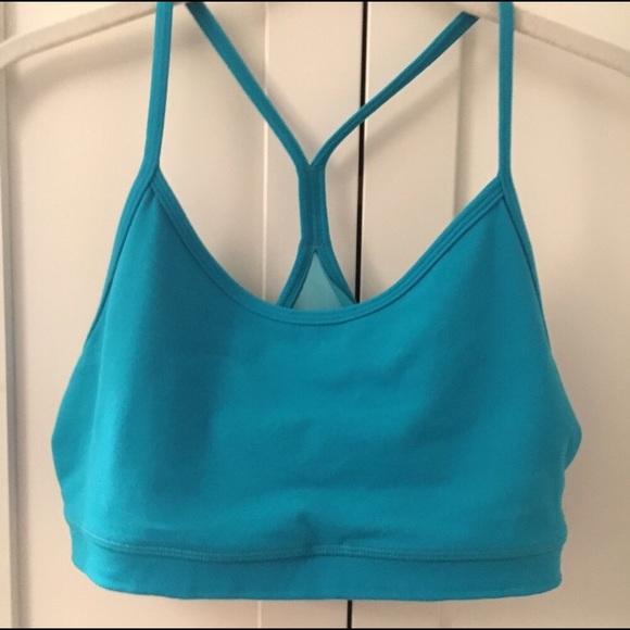lululemon athletica Tops - Lululemon Size 8 Power Y sports bra blue